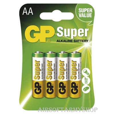 Alkalick batrie GP Super LR6 (AA)