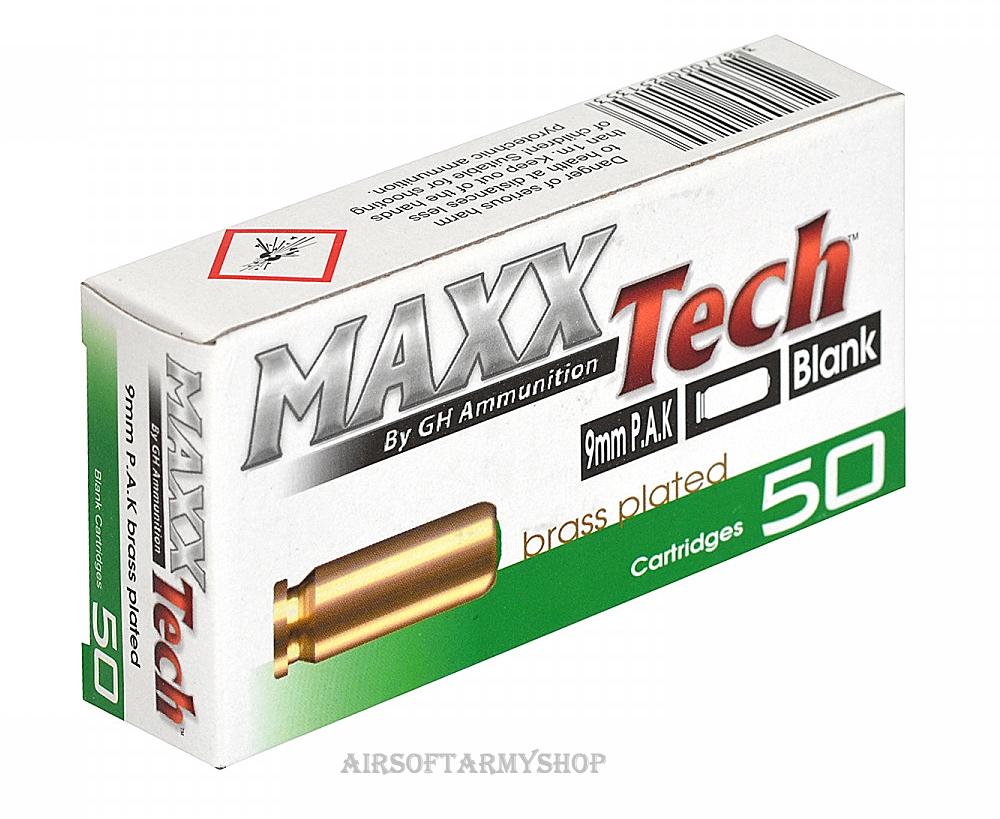 Nboj do plynovky MAXXTech 9mm P.A.K.