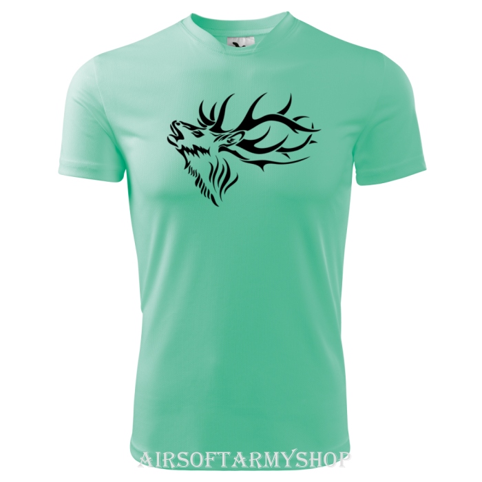 Poľovnícke tričko Fan Ručiaci Jeleň 1 Tricko Fa jelen ruciaci A